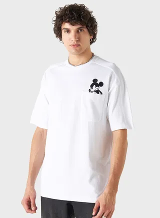 Mickey Mouse Print T-Shirt