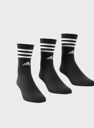 3-Stripes Cushioned Crew Socks 3 Pairs