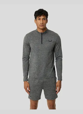 Sharkskin Marl Carbon Capsule 1/4 Zip