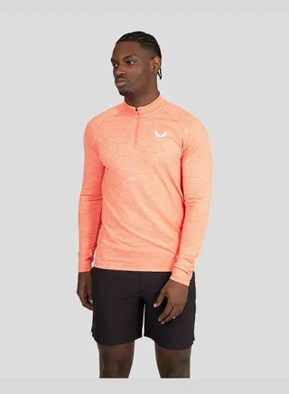 Core Essentials Standard 1/4 Zip - Red