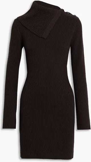 Sosie ribbed-knit mini dress