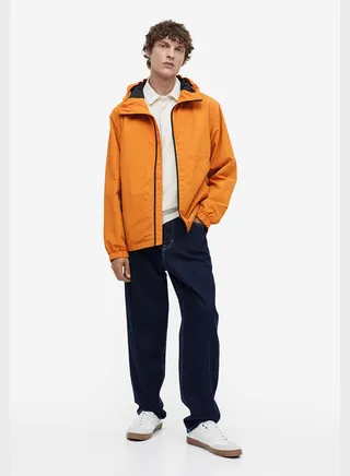 Zip Through Windbreaker Jacket