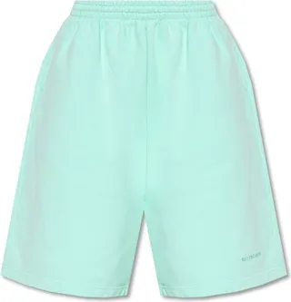 Balenciaga Logo Embroidery Drawstring Shorts