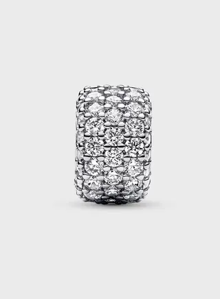 Sparkling PavÃƒÂ© Triple-Row Charm