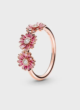 Daisy 14K Cubic Zircon Ring