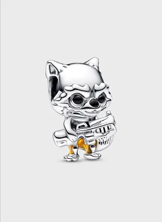 Marvel Rocket Sterling Silver Charm