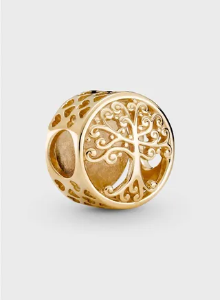Openwork Family Roots Charm