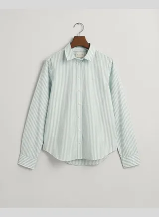 Regular Fit Striped Poplin Shirt