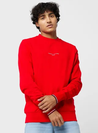 Logo Crew Neck Sweatshirt