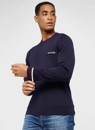 Logo Crew Neck Sweater