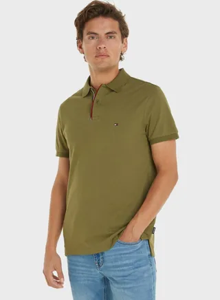 Logo Slim Fit Polo