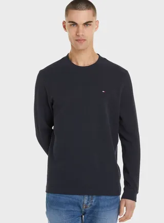 Monogram Crew Neck Sweatshirt