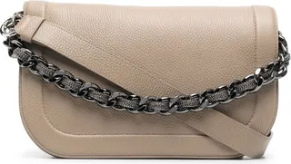 Bead-Embellished Shoulder Bag