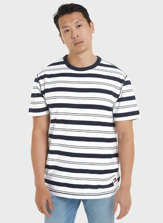 Striped Crew Neck T-Shirt