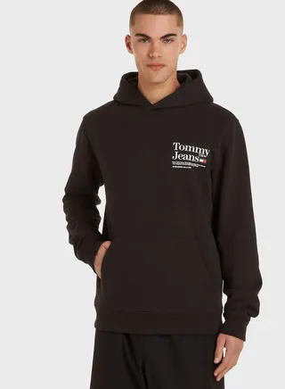 Text Print Modern Hoodie