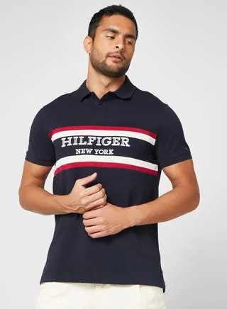 Color Block Polo