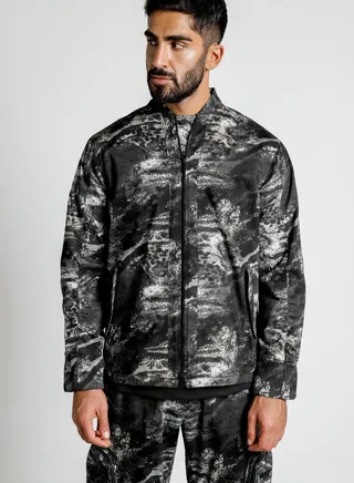 Baron Strapped Bomber Jacket