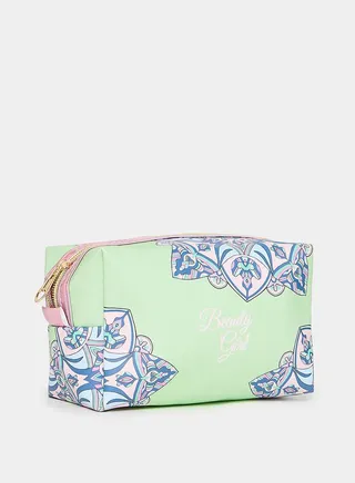 Graphic Print Washbag