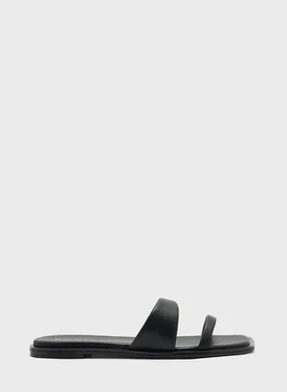 Double Strap Flat Sandals