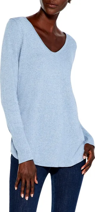 Vital V-Neck Cotton Blend Sweater
