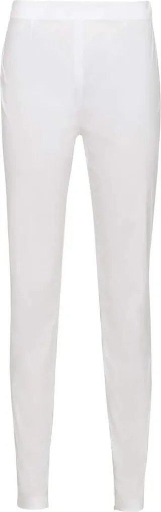 Ankle-Zips Poplin Trousers