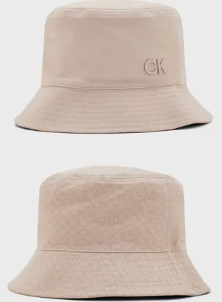 Monogram Detailed Bucket Hat