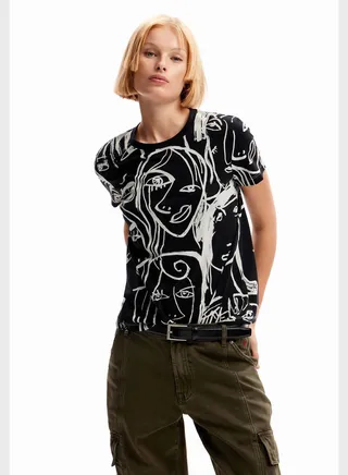 Graphic Crew Neck T-Shirt