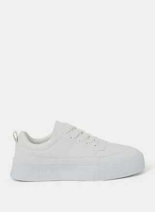 Lace-Up Platform Sneakers