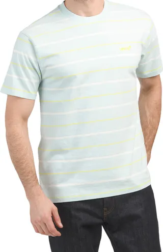 Red Tab Vintage Radiant Starlight Striped Tee