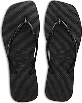 havaianas Women's Slim Square Toe Slip On Flip Flop Sandals