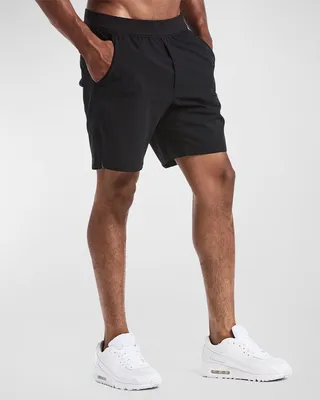 Men's Solid Flex Athletic Shorts