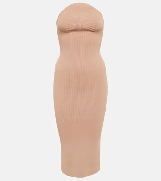Rumer ribbed-knit midi dress