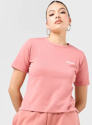 Regular Logo Space Printed T-Shirt