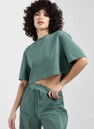 Code Mystery Crop T-Shirt