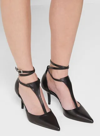 T-Strap Designed Heeled Sandals
