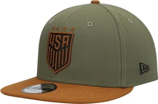 Men's New Era Green Uswnt Color Collection 9FIFTY Snapback Hat