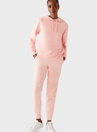 High Waist Cuffed Sweatpants