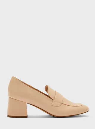 Square Tip Low Heel Sandals