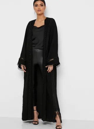 Laser Cut Abaya