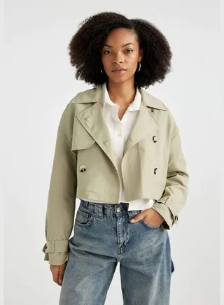 Woman Regular Fit Trenchcoat