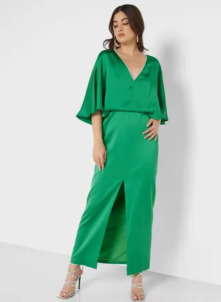 Flared Sleeve Dress