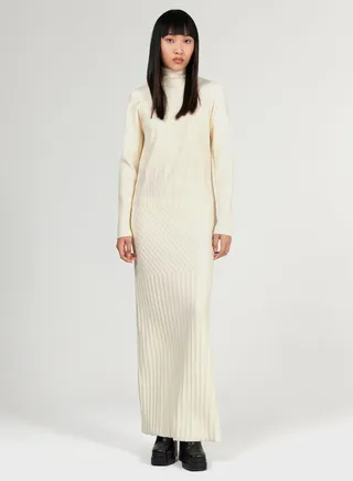 Textured Panelled Dress