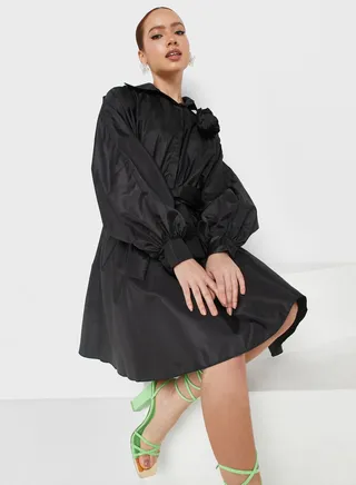 Tie Detail Shirt Dress