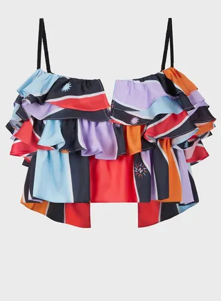 Ruffle Detail Top
