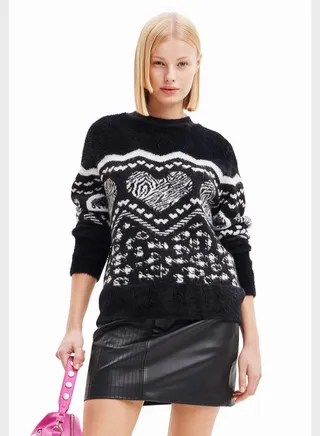 Graphic Crew Neck Sweatshirt