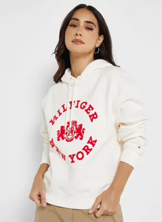 Logo Knitted Hoodie
