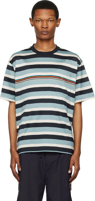 Pop Trading Company Blue Paul Smith Edition T-Shirt