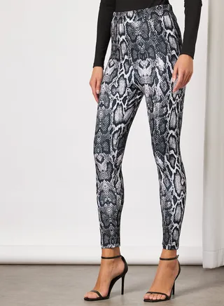 Snake Print Leggings