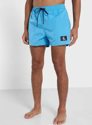 Logo Drawstring Swim Shorts