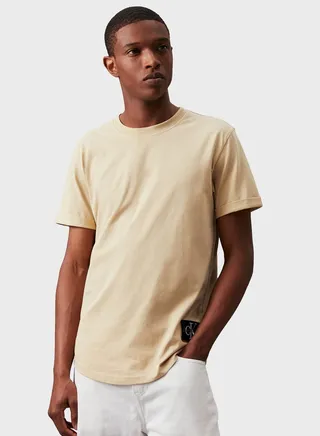 Logo Badge Crew Neck T-Shirt